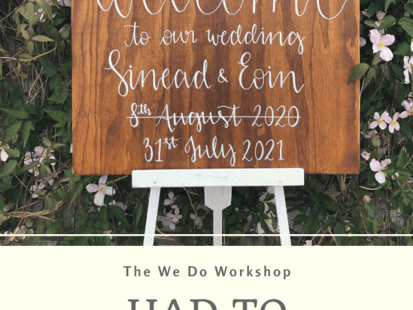 Had To Postpone Your&nbsp;Wedding?